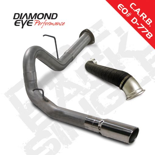 Picture of Diamond Eye KIT 4in DPF - BACK SGL w TDP SS 07.5 - 10 ChevyGMC 6.6L Duramax 25003500