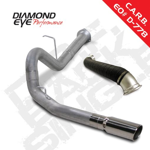 Picture of Diamond Eye KIT 4in DPF - BACK SGL w TDP AL 07.5 - 10 ChevyGMC 6.6L Duramax 25003500