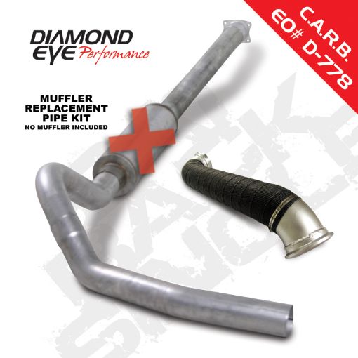 Picture of Diamond Eye KIT 4in CB MRP SGL w TDP AL 04 - 05 ChevyGMC 6.6L Duramax 25003500