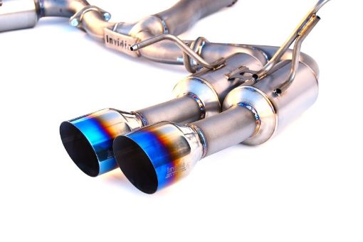 Picture of Invidia 2015 WRXSTi Gemini 80mm Full Titanium Quad 101mm Tip Cat - Back Exhaust