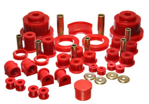 Picture of Energy Suspension 04 Pontiac GTO Red Hyper - flex Master Bushing Set