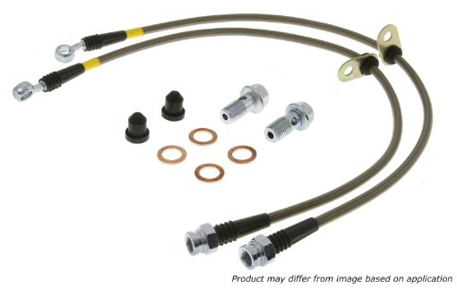 Picture of StopTech 2015 BMW F82 M4 Stainless Steel Rear Brake Lines