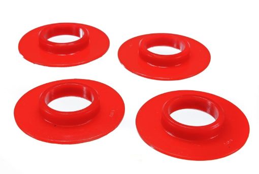 Picture of Energy Suspension 01 - 05 Chrysler PT Cruiser Red Rear Coil Spring Isolator Set