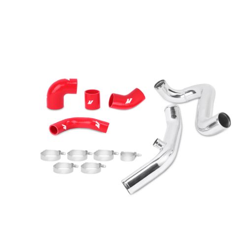 Picture of Mishimoto Mitsubishi Lancer Evolution 789 Red Upper Intercooler Pipe Kit