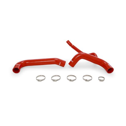 Picture of Mishimoto 2015 Dodge Challenger Charger SRT Hellcat Silicone Radiator Hose Kit - Red