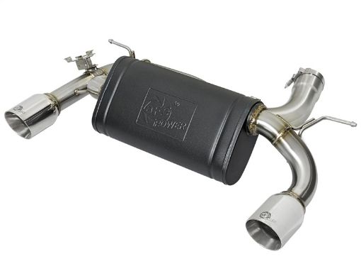 Picture of aFe MACHForce XP Exhausts Axle - Back 12 - 15 BMW 335i 3.0T (SS wPolished Tips)