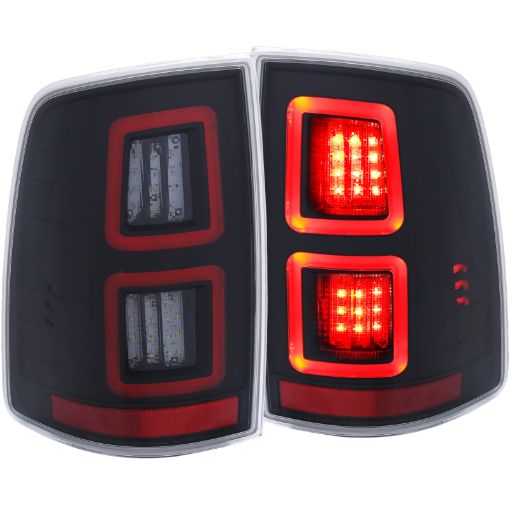 Picture of ANZO LED Black 13 - 17 Dodge Ram 150025003500 LED Taillights Black