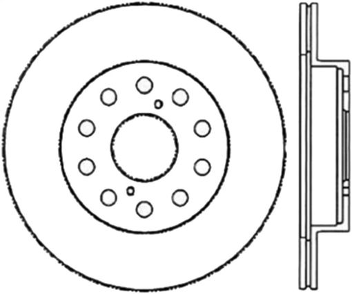 Picture of StopTech Sport Slotted 91 - 95 Toyota MR2 Cryo Rear Left Rotor