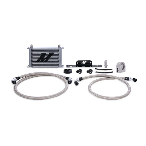 Picture of Mishimoto 10 - 15 Chevrolet Camaro SS Oil Cooler Kit (Non - Thermostatic) - Silver