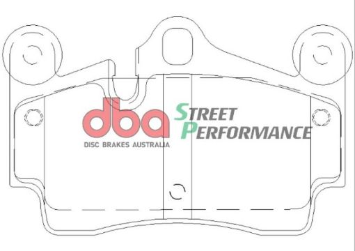 Picture of DBA 03 - 10 Porsche Cayenne SP500 Rear Brake Pads