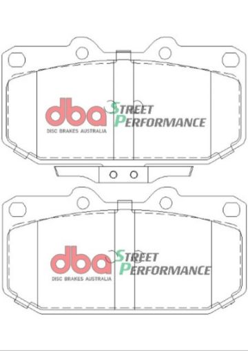 Picture of DBA 06 - 07 Subaru WRX SP500 Front Brake Pads