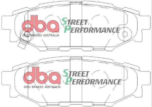 Picture of DBA 08 Subaru WRX SP500 Rear Brake Pads