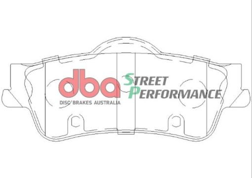 Picture of DBA 08 - 09 Pontiac G8 3.6 Base6.0 SP500 Rear Brake Pads