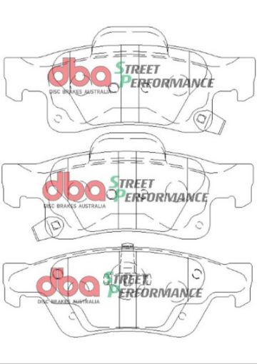 Picture of DBA 10 - 15 Camaro SP500 Front Brake Pads