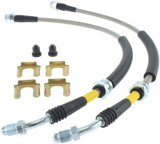 Picture of StopTech 07 - 09 Mazdaspeed3 04 - 07 Mazda 3 Stainless Steel Front Brake Lines