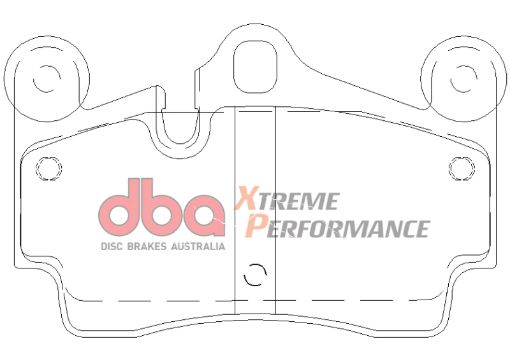 Picture of DBA 03 - 10 Porsche Cayenne XP650 Rear Brake Pads