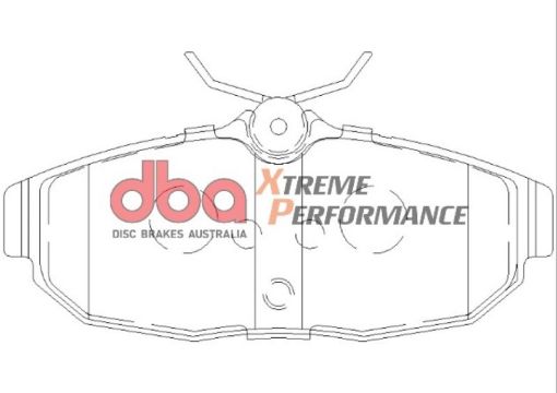 Picture of DBA 05 - 07 Ford Mustang GT V6 XP650 Rear Brake Pads