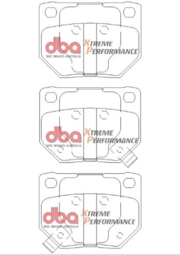 Picture of DBA 06 - 07 Subaru WRX XP650 Rear Brake Pads