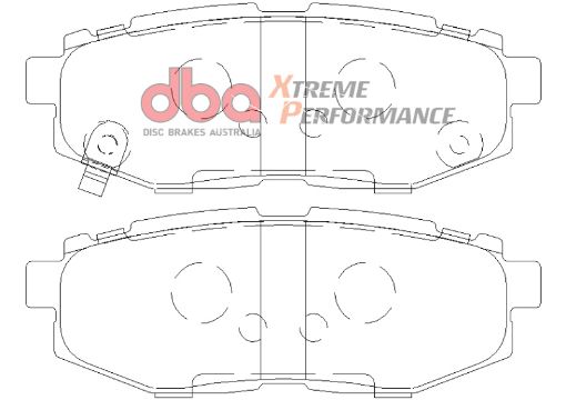 Picture of DBA 11 Subaru Legacy GT XP650 Rear Brake Pads