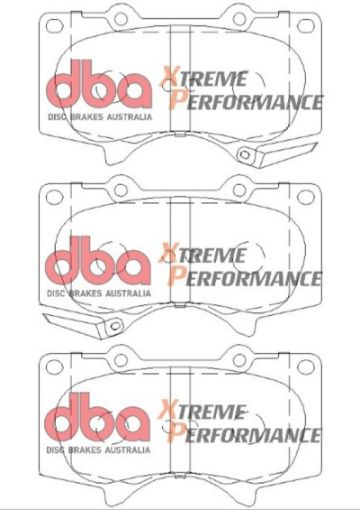 Picture of DBA 2015 Toyota Tacoma XP650 Front Brake Pads