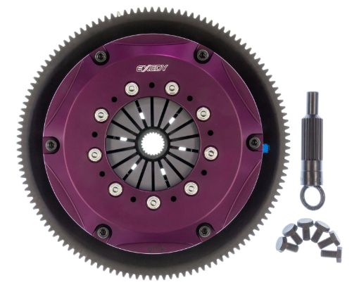 Picture of Exedy 1986 - 1989 Mazda RX - 7 R2 Hyper Triple Cerametallic Clutch Rigid Disc Push Type Cover