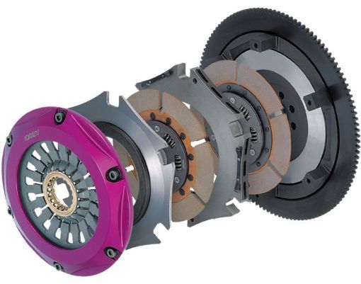 Picture of Exedy 2003 - 2007 Infiniti G35 V6 Hyper Twin Cerametallic Clutch Sprung Center Disc Push Type Cover