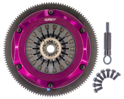 Picture of Exedy 2004 - 2014 Subaru Impreza WRX STI H4 Hyper Triple Cerametallic Clutch Rigid Disc Pull Type