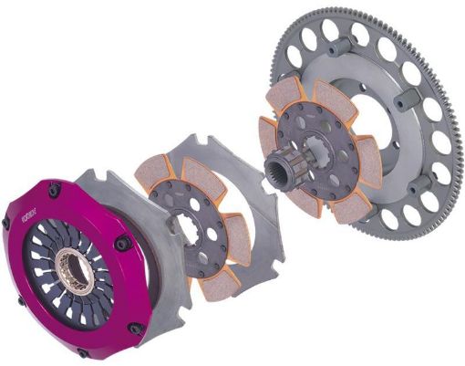 Picture of Exedy 2005 - 2005 Saab 9 - 2X Aero H4 Hyper Compe - D Twin Cerametallic Clutch Sprung Center Disc