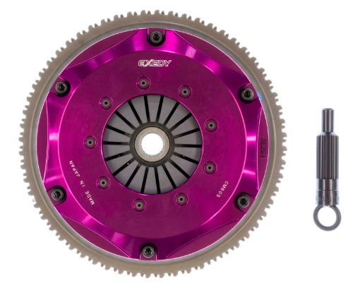 Picture of Exedy 2010 - 2012 Hyundai Genesis Coupe L4 Hyper Twin Cerametallic Clutch Sprung Center Disc