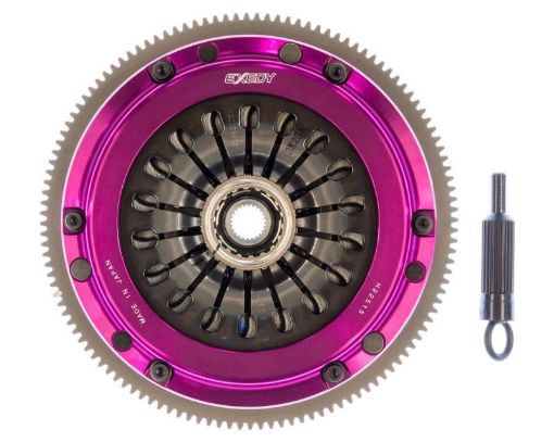 Picture of Exedy 2004 - 2014 Subaru Impreza WRX STI H4 Hyper Single Clutch Sprung Center Disc Pull Type