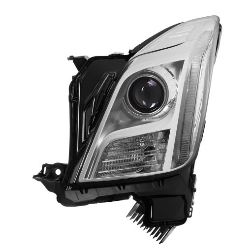 Picture of xTune 13 - 15 Cadillac XTS Xenon wAFS HID OE Projector Headlights Chrome Left - PRO - JH - CXTS13 - AFS - C - L