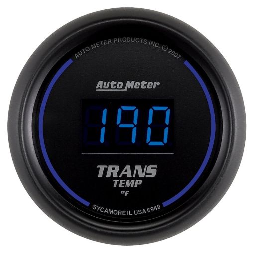 Picture of Autometer 52.4mm Black Digital Trans Temperature Gauge