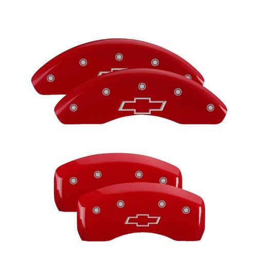 Picture of MGP 4 Caliper Covers Engraved Front Rear 16 - 17 Chevy Malibu LLSPremierLT