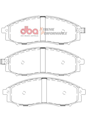 Picture of DBA 00 - 04 Nissan Xterra XP650 Front Brake Pads