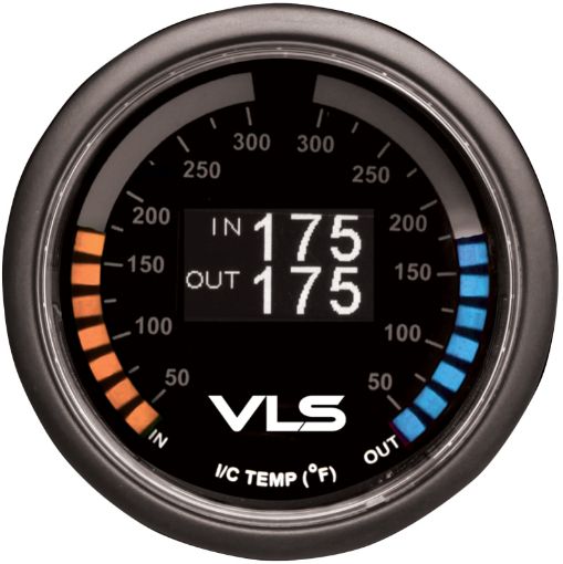 Picture of Revel VLS 52mm 50 - 300 Deg F Dual Intercooler Temperature Gauge