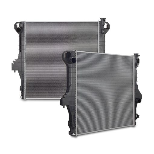 Picture of Mishimoto 03 - 09 Dodge Ram 25003500 Cummins Diesel Replacement Plastic Radiator