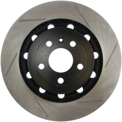 Picture of StopTech 17 Ford Flex 17 Ford Explorer w Heavy Duty Brakes Front Left Slotted Rotor