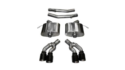 Picture of Corsa 2016 - 2019 Cadillac CTS V 6.2L V8 2.75in Black Sport Axle - Back Exhaust