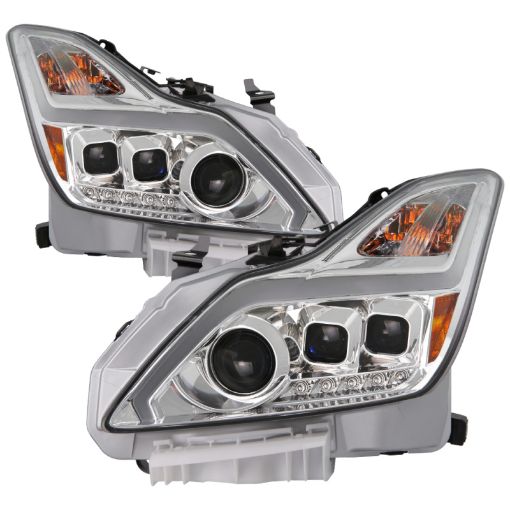 Picture of xTune Infiniti G37 Coupe 08 - 15 Projector Headlights w Turn Signal - Chrome PRO - JH - IG3708 - 2D - LB - C