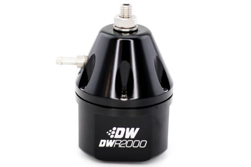 Picture of DeatschWerks DWR2000 Adjustable Fuel Pressure Regulator - Black