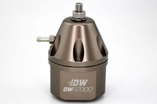 Picture of DeatschWerks DWR2000 Adjustable Fuel Pressure Regulator - Titanium