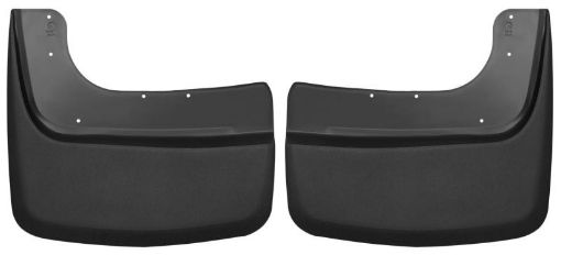 Picture of Husky Liners 17 - 22 Ford F350450 Dually SuperDuty Custom - Molded Front Mud Guards (wo Fender Flares)