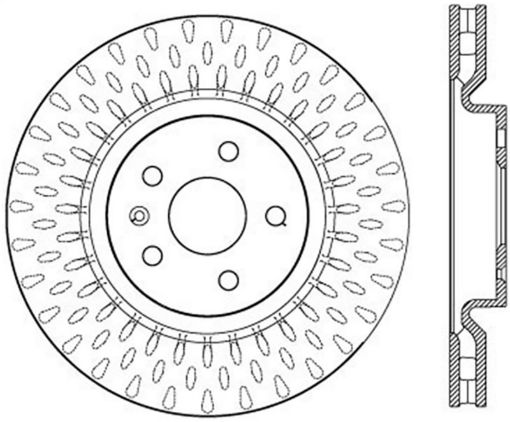 Picture of StopTech Power Slot 14 - 17 Chevrolet SS Front Left Slotted Rotor