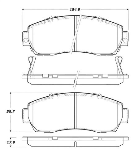 Picture of StopTech Performance 2010 - 2012 Acura RDX Front Brake Pads