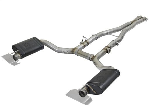 Picture of afe POWER MACH Force - Xp 15 - 17 Dodge Challenger Hellcat V8 - 6.2L 304 SS Cat - Back Exhaust System