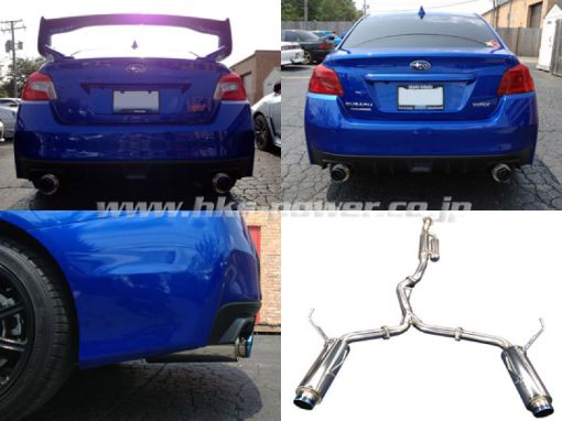 Picture of HKS Hi - Power Muffler WRX STIWRX 2015 US