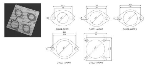 Picture of HKS Gasket 50mm Universal EX (2pcs)