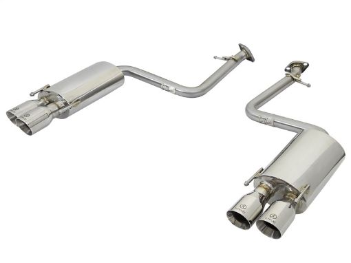 Picture of aFe Takeda 16 - 17 Lexus RC 200T 2.0L (t) 2in. SS Axle - Back Exhaust System wPolished Tips