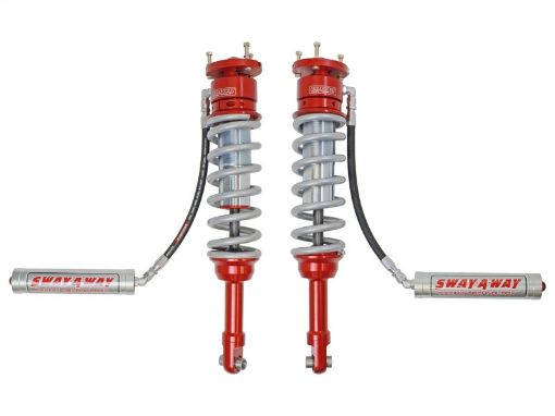 Picture of aFe Sway - A - Way 3.0in Front Coilover Kit 2017 Ford F - 150 Raptor V6 - 3.5L (tt) wRemote Reservoirs