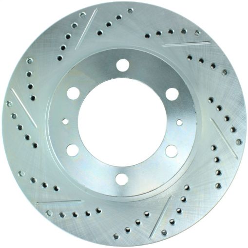 Picture of StopTech Select Sport 12 - 14 Toyota FJ Cruiser SportStop Slotted Drilled Front Right Rotor